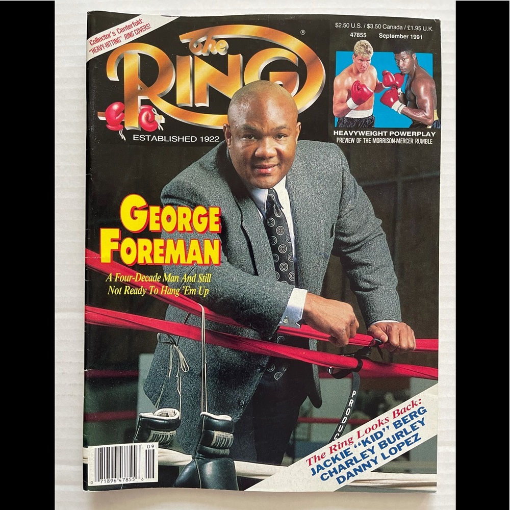 1991 Ring Boxing Magazine George Foreman September